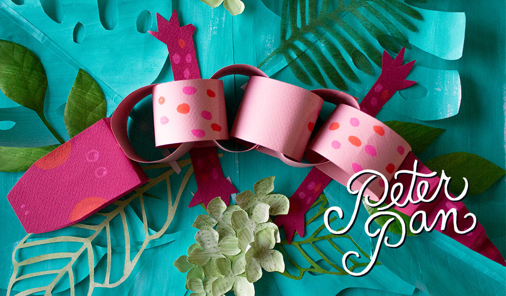 Recorta y arma a Tic tac, el cocodrilo de Peter Pan