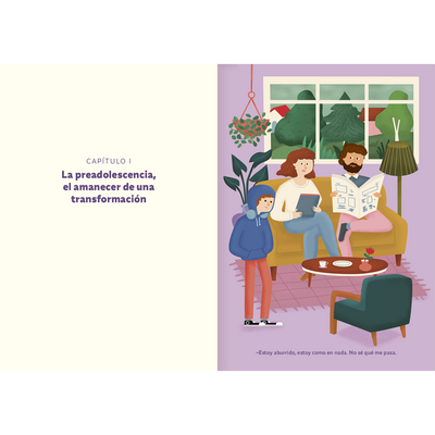 Preadolescentes en casa