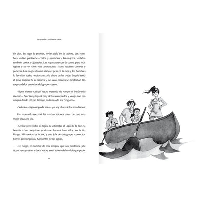 Interior libro "Yacay rumbo a las Llanuras Kaibas"