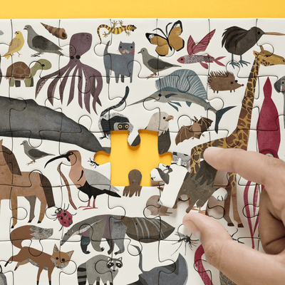 Puzzle Son tantos animales